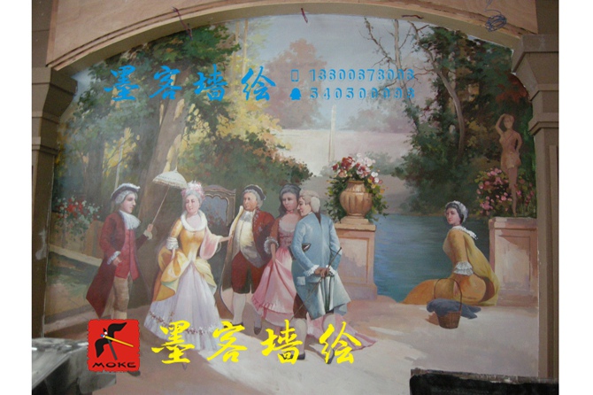 MK_QH053油畫書法