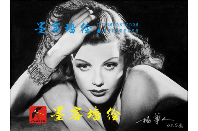 MK_QH052油畫書法